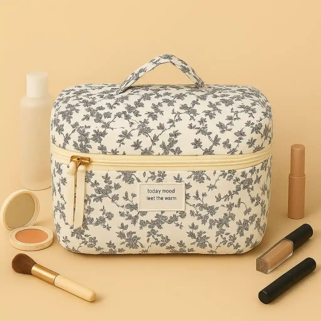 Cosmetiquera Neceser Extra Grande Organizador Acolchado