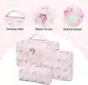 3 Cosmetiqueras Bolso Organizador Maquillaje Viaje Acolchado