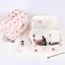 3 Cosmetiqueras Bolso Organizador Maquillaje Viaje Acolchado