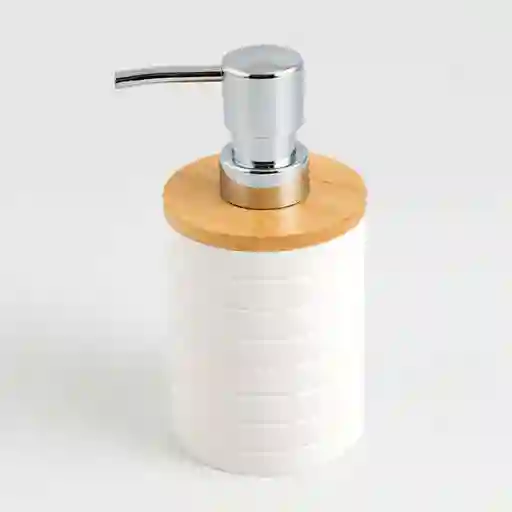 Dispensador Jabon Expressions Lines Cm Blanco Plastico