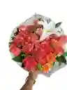 Boquets Claveles Margaritas Lirios