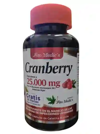 Cranberry 25000mg X 60 Capsulas Blandas Fito