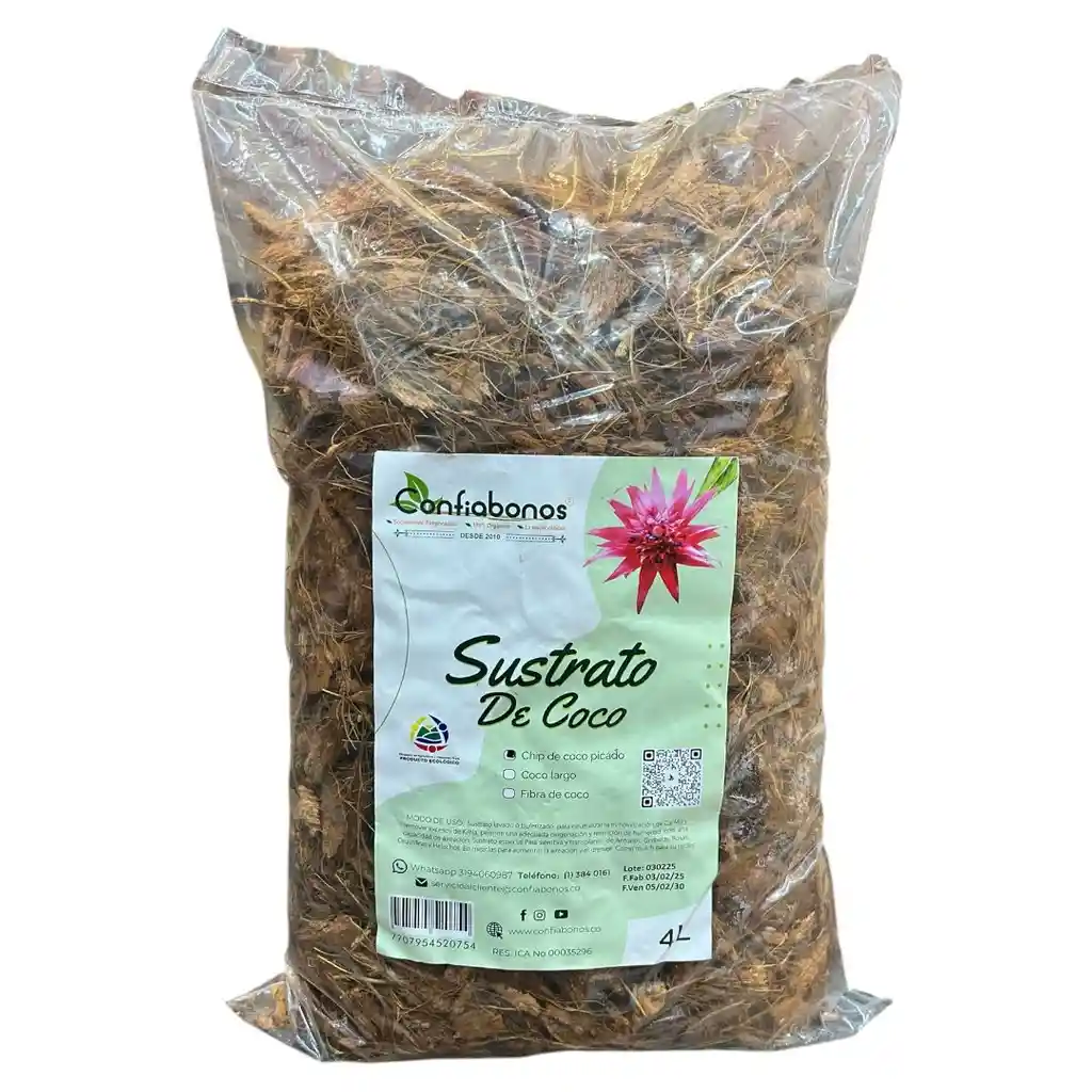 Sustrato De Coco Confiabonos