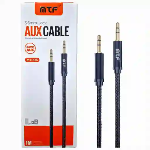 Cable Auxiliar 1x1 Full Calidad 1 Metro Trenzado
