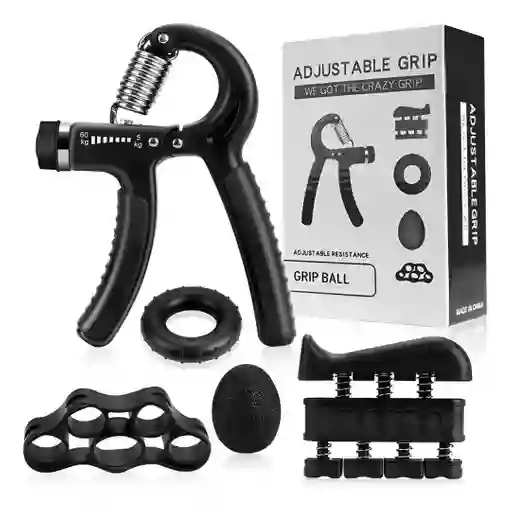 Kit De Ejercicios Hand Grip Para Fisioterapia Con Dedos, Manos Y Muñecas De 5 Piezas