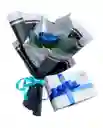 Rasa De Color Azul Y Chocolates