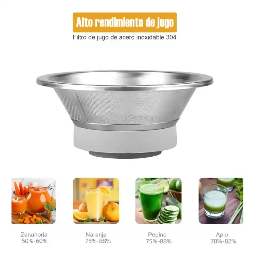 Extractor De Jugos Electrico Exprimidor De Zumo + Vaso 450ml