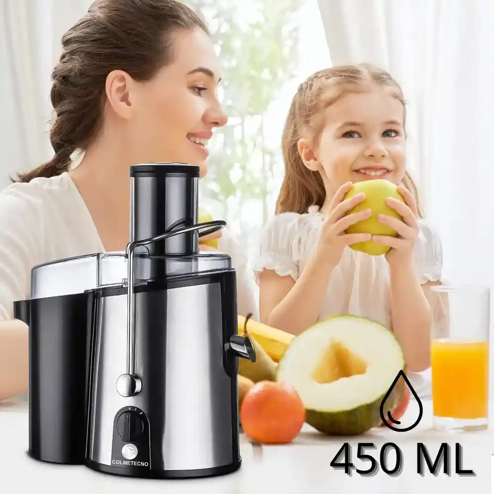 Extractor De Jugos Electrico Exprimidor De Zumo + Vaso 450ml