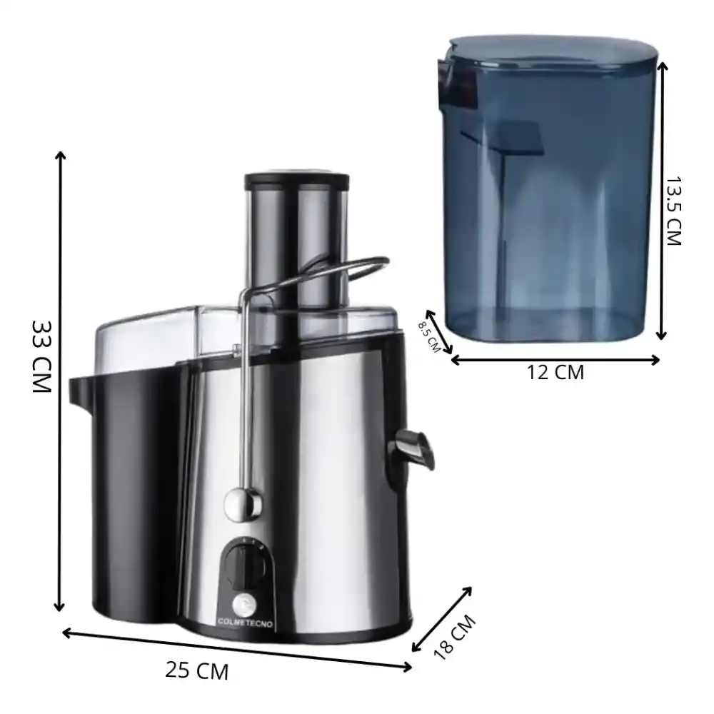 Extractor De Jugos Electrico Exprimidor De Zumo + Vaso 450ml