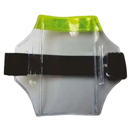 Brazalete Porta Carnet Vertical Reflectivo