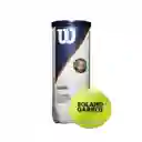 Wilson Pelotas Tenis Oficial Roland Garros All Court (tarro X 3 Und)