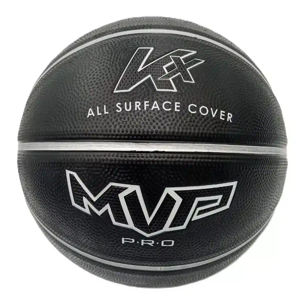 Balón De Basket Kx Mvp Pro No. 7 (negro )en Caucho.