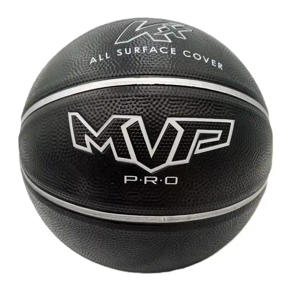 Balón De Basket Kx Mvp Pro No. 7 (negro )en Caucho.