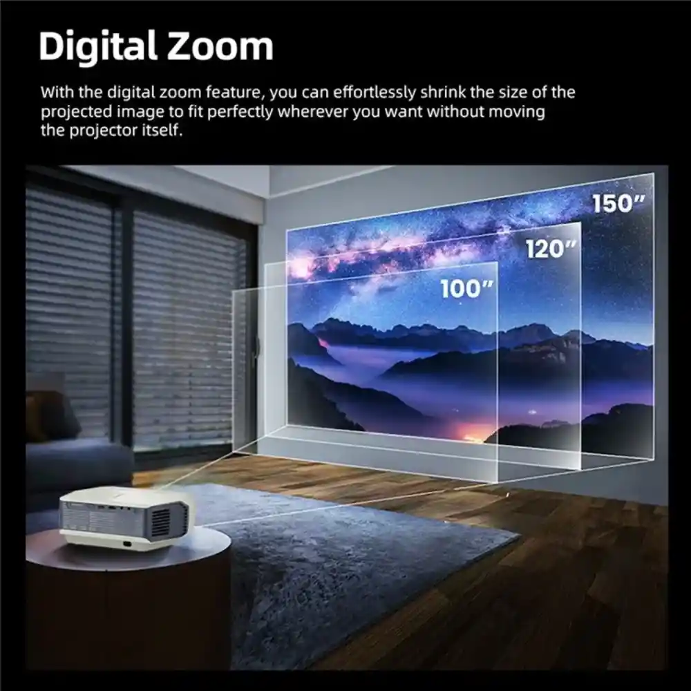 Proyector Smart Cine En Casa A004 Pro 1080p Lcd Wifi Android