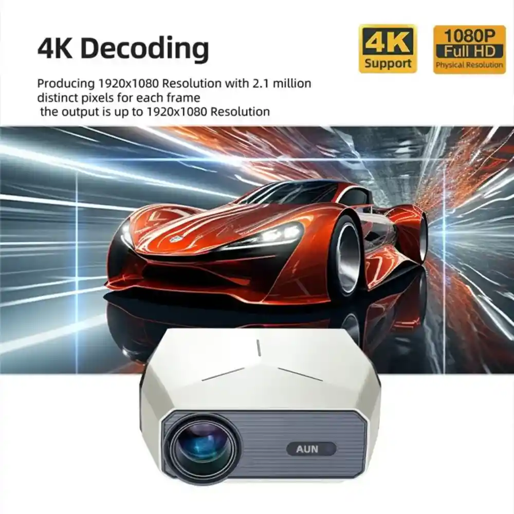 Proyector Smart Cine En Casa A004 Pro 1080p Lcd Wifi Android