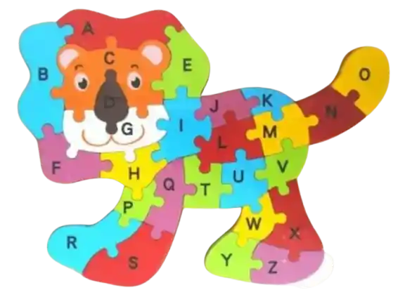 Didactico Rompecabezas Madera Abecedario Animales X26 Piezas
