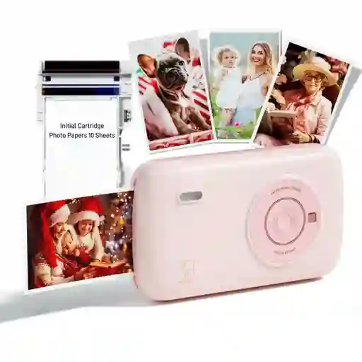Mini Impresora Instantánea Fotografica Portátil Full Color