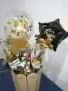 Sorpresa, Shots, Flores, Chocolates, Dia Del Padre, Regalos Para Papá, Dia Del Hombre
