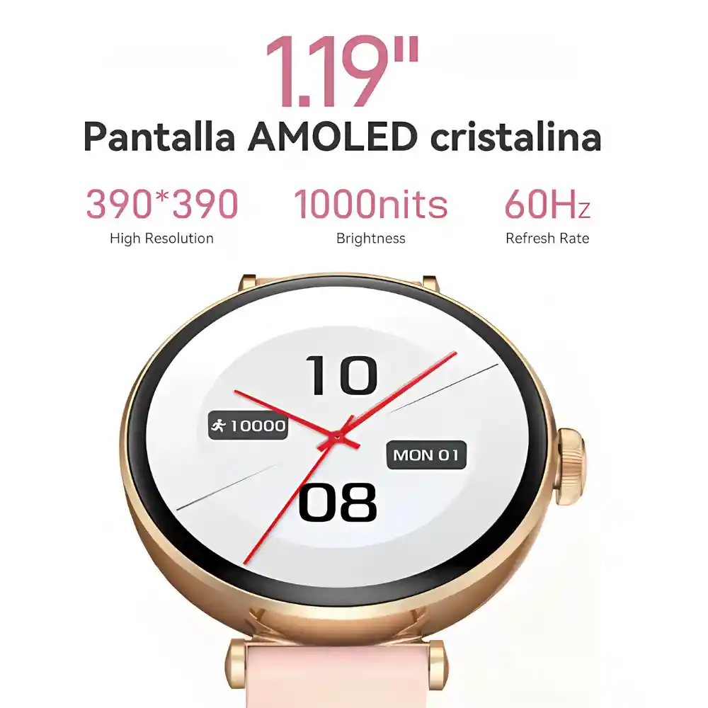 Reloj Smartwatch Kieslect Para Dama Lady Pura P1 Llamadas Bt