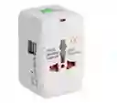 Adaptador Convertidor Enchufe Europeo Universal Viaje 2 Usb
