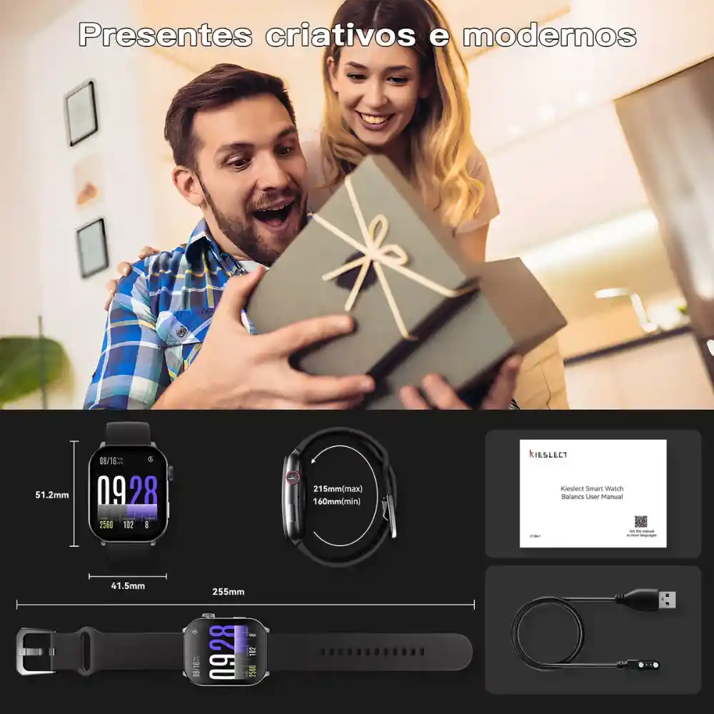 Reloj Kieslect Smartwatch Balancs D1 Ip68 Bluetooth 5.2