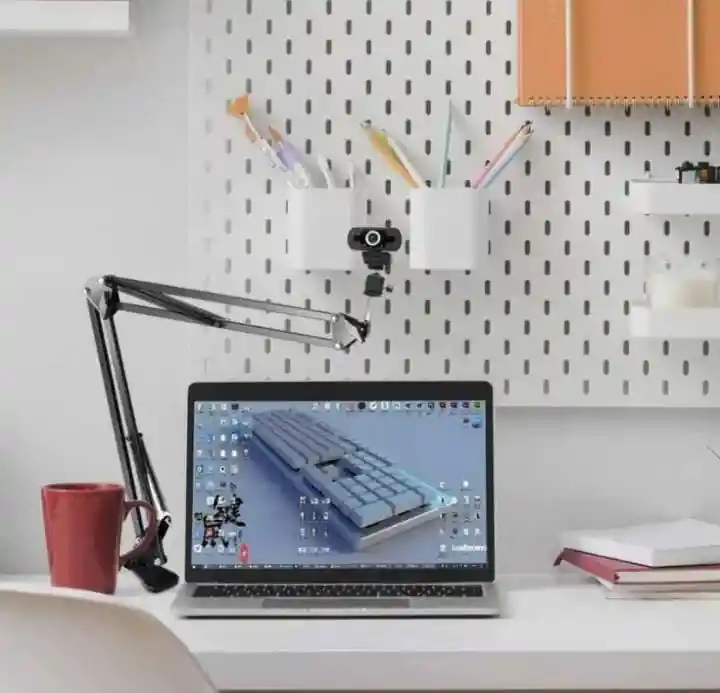 Brazo Soporte Celular Y Cámara Flexible Para Escritorio Mesa