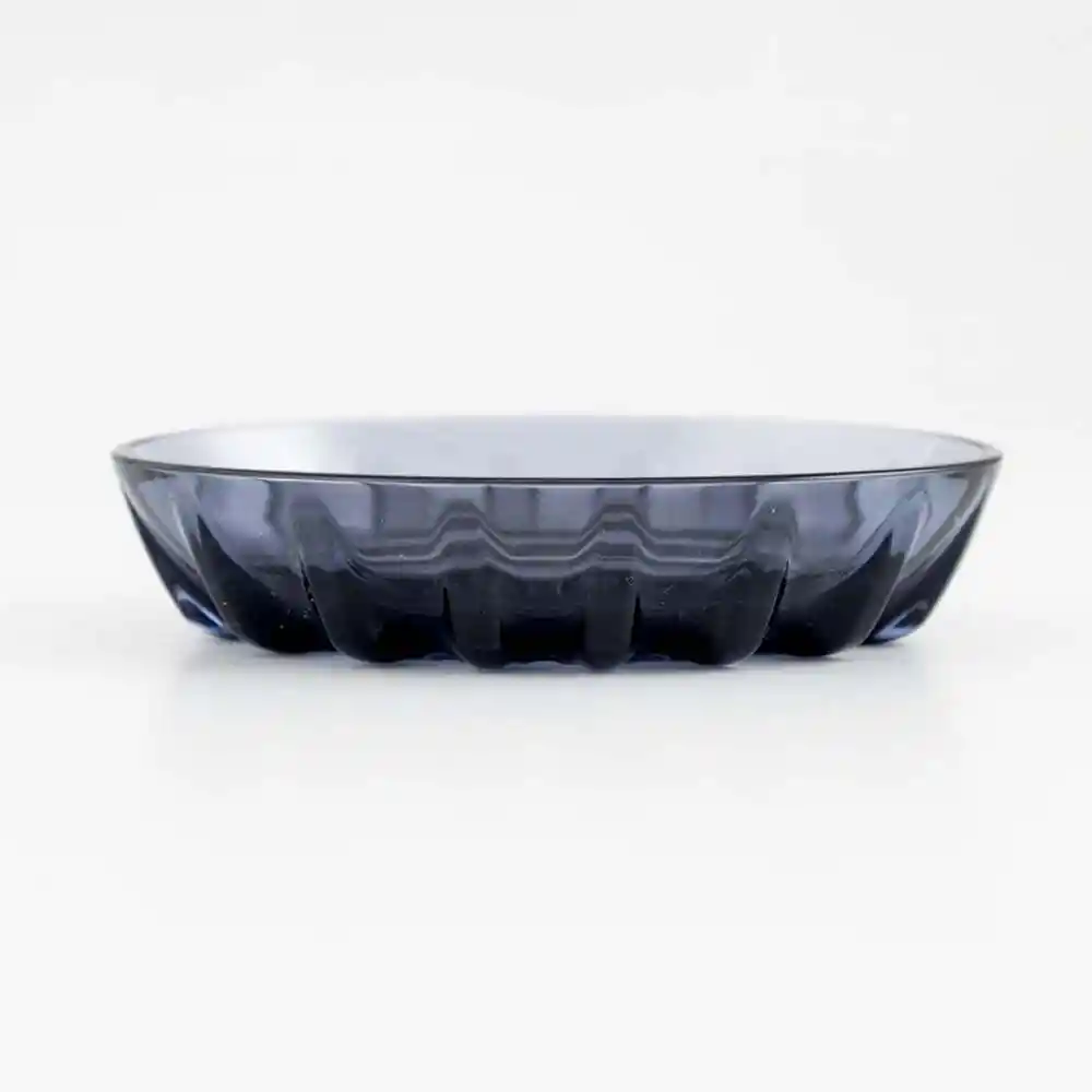 Jabonera Expressions Cristal 13x5cm Negro Plastico