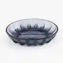 Jabonera Expressions Cristal 13x5cm Negro Plastico
