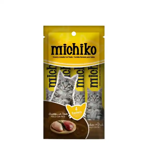 Sobre Michiko Pollo Con Pato X 14 Gr X 4 Sachet