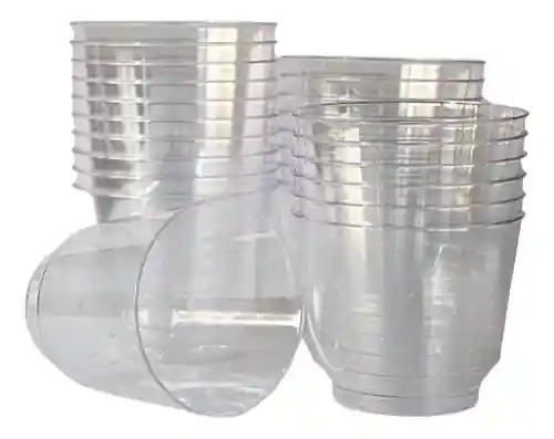 Copa Plástica Desechable Whisky Vaso 150 Ml 20 Unidades
