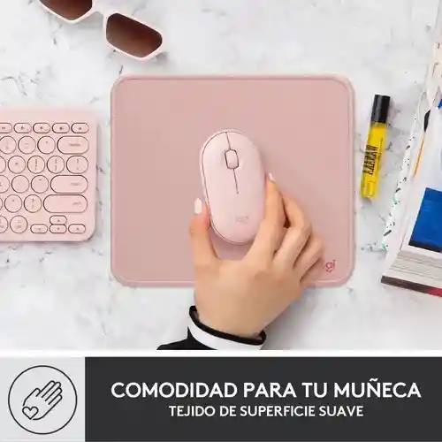 Logitech Mouse Pad Studio Series Cómodo Deslizamiento Rosado