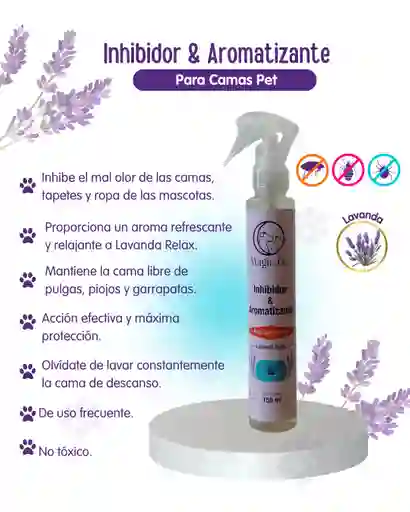 Inhibidor Aromatizante Para Camas Pet
