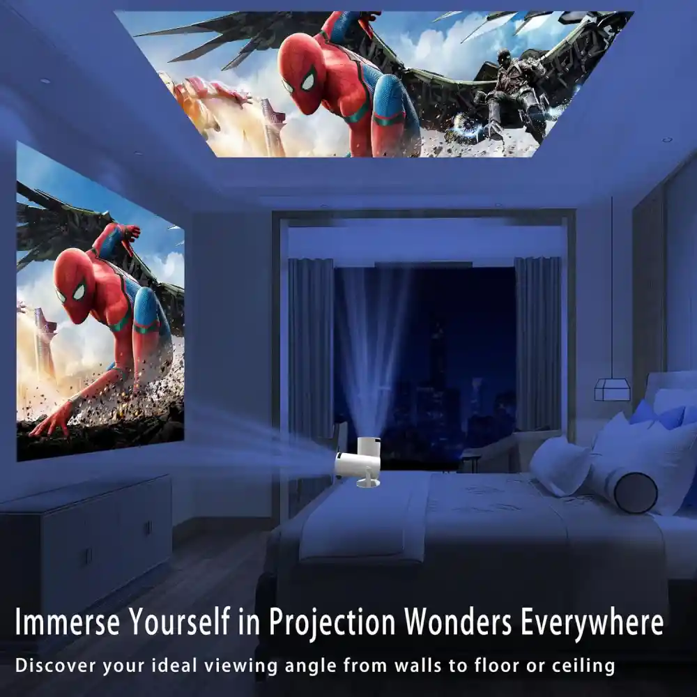 Hy300 Pro Proyector Inteligente Android 11 Wifi Bt 400ansi