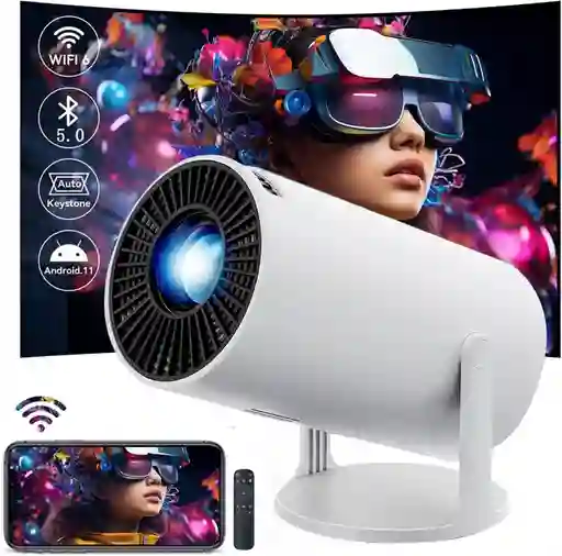 Hy300 Pro Proyector Inteligente Android 11 Wifi Bt 400ansi