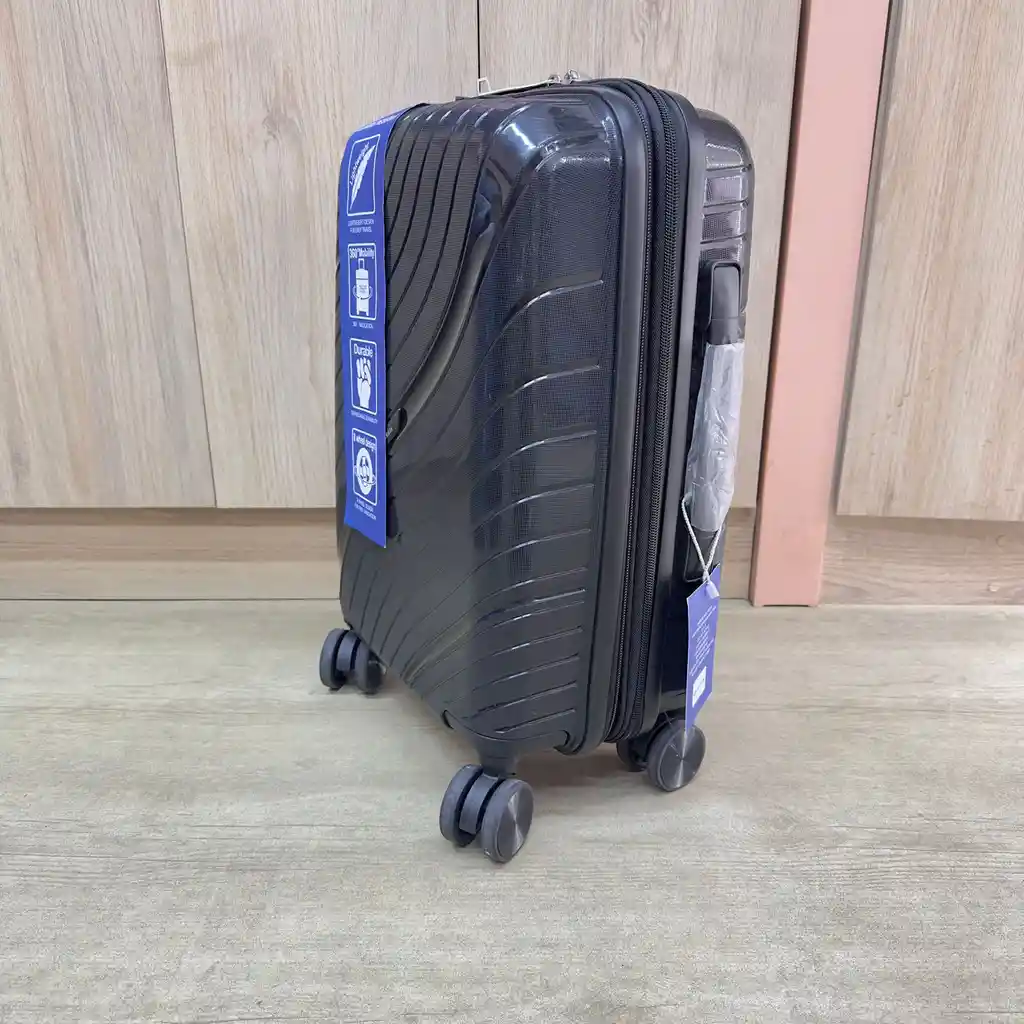 Maleta 8kg Expandible Negro