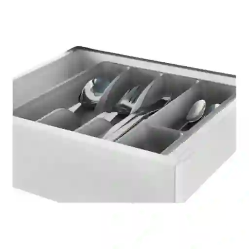 Organizador Cubiertos Plastico Cajon Utensilios Cocina Picnic Camping Paseo 31x26 Cms
