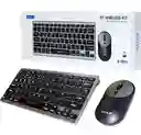 Combo Teclado Y Mouse Inalambrico A-1011b Tipo C