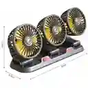 Ventilador Portatil Para Carro 3 Cabezales Mars-888
