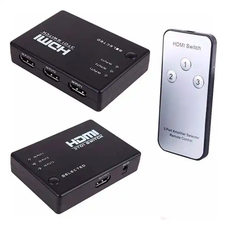Switch Hdmi 4k 2k 3d Hdmi 3 Puertos Selector 1080p