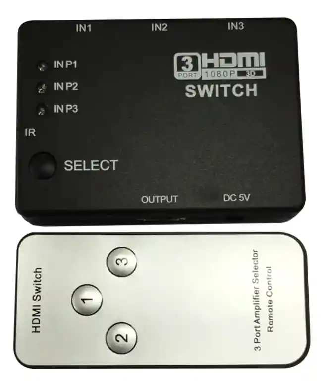 Switch Hdmi 4k 2k 3d Hdmi 3 Puertos Selector 1080p