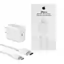 Cargador Tipo C A Lightning 25w I Phone