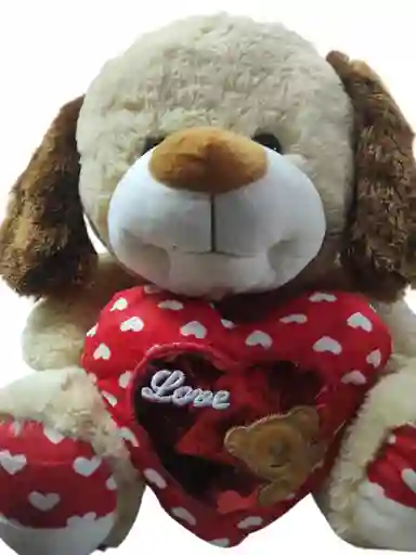 Peluche De Oso Grande Cafe Con Corazon