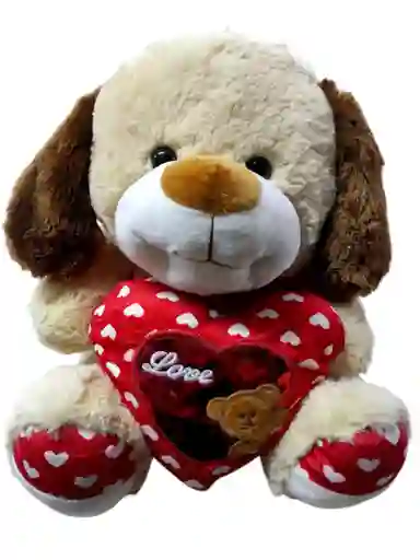 Peluche De Oso Grande Cafe Con Corazon