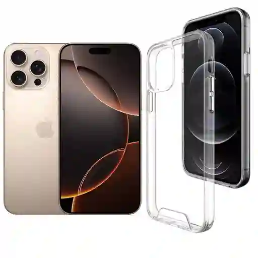 Estuche Space Transparente Para Iphone 16 Pro