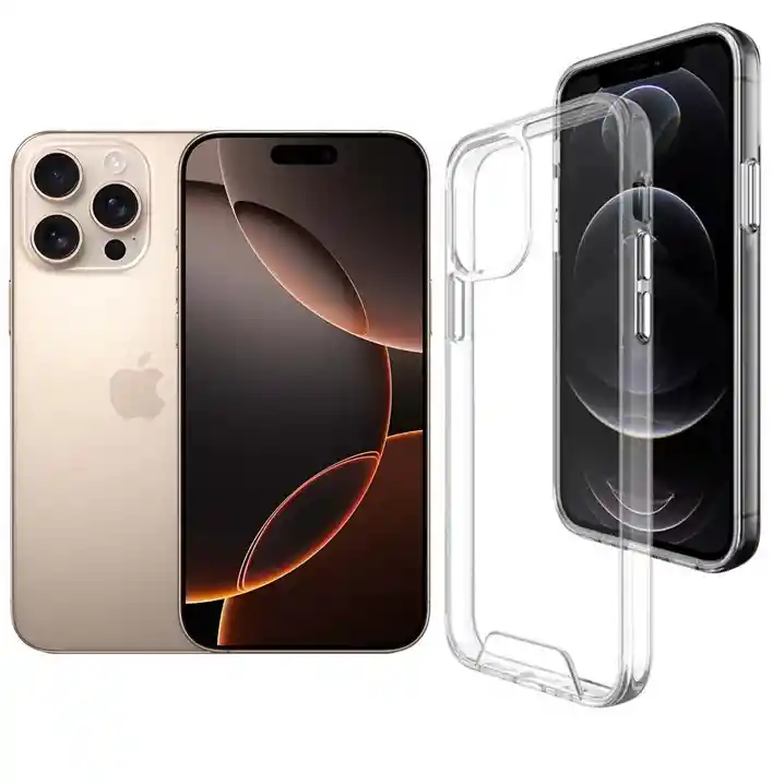 Estuche Space Transparente Para Iphone 16 Pro