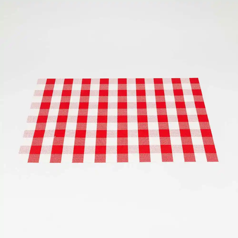 Individual Expressions Rectangular 30x45cm Rojo Pvc