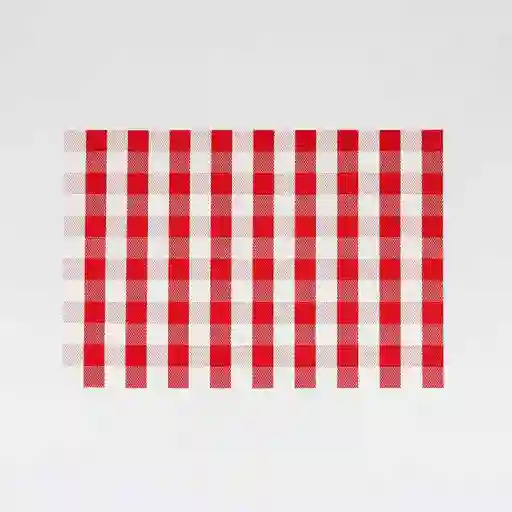 Individual Expressions Rectangular 30x45cm Rojo Pvc