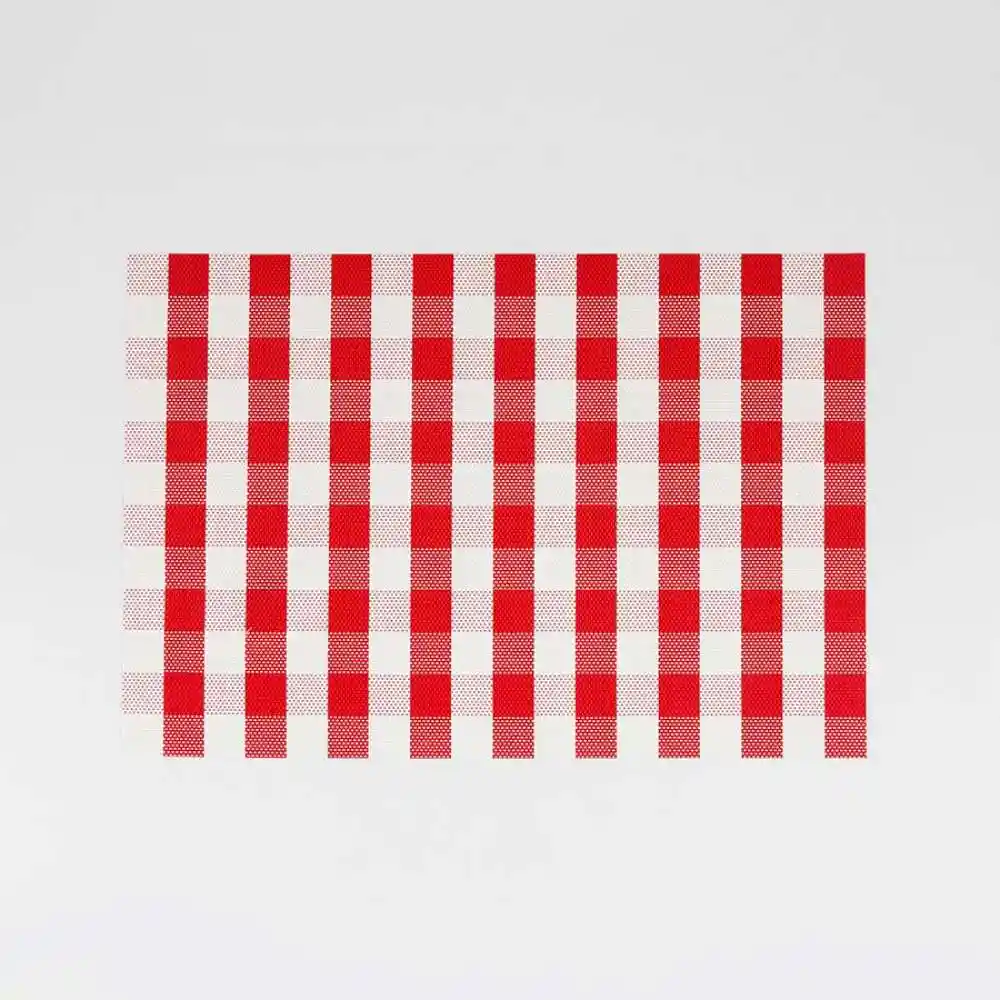 Individual Expressions Rectangular 30x45cm Rojo Pvc
