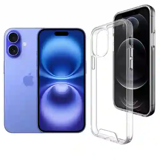 Estuche Space Transparente Para Iphone 16