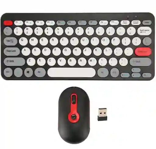 Combo Mini Teclado Y Mouse Inalámbrico